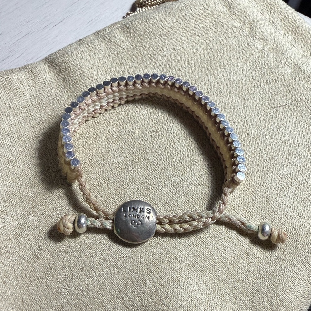 Genuine Links of London Sterling Silver Friendship Bracelet (Vintage)